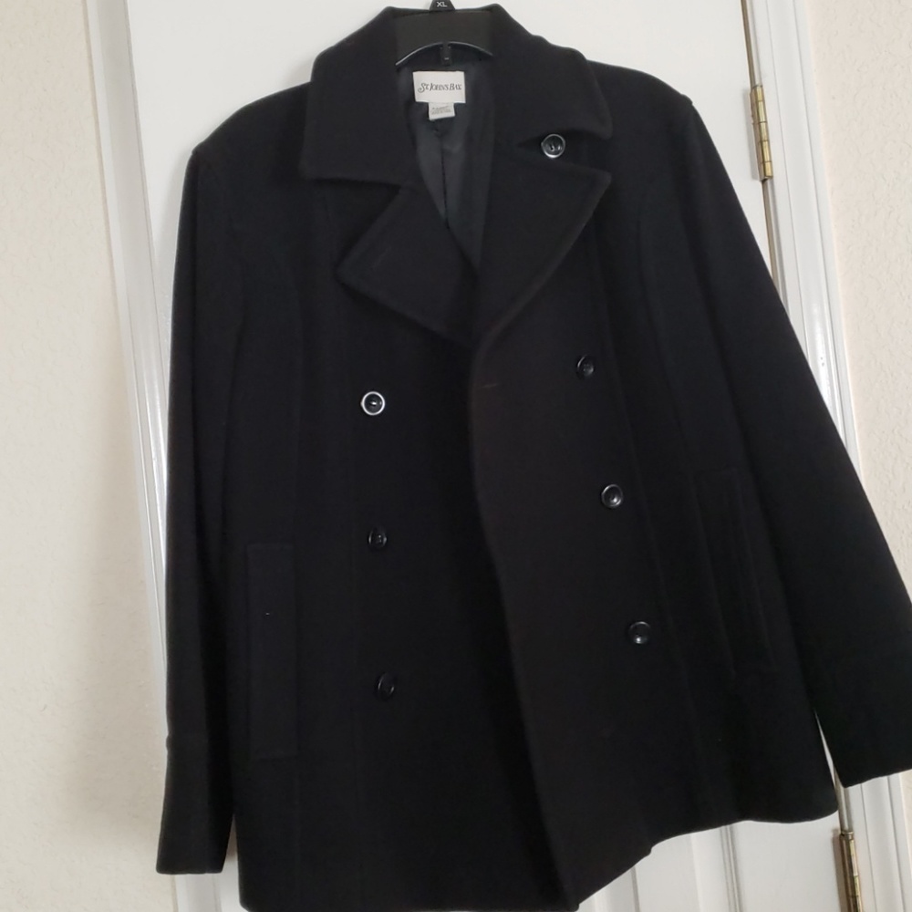 Black St. John's Bay Pea Coat